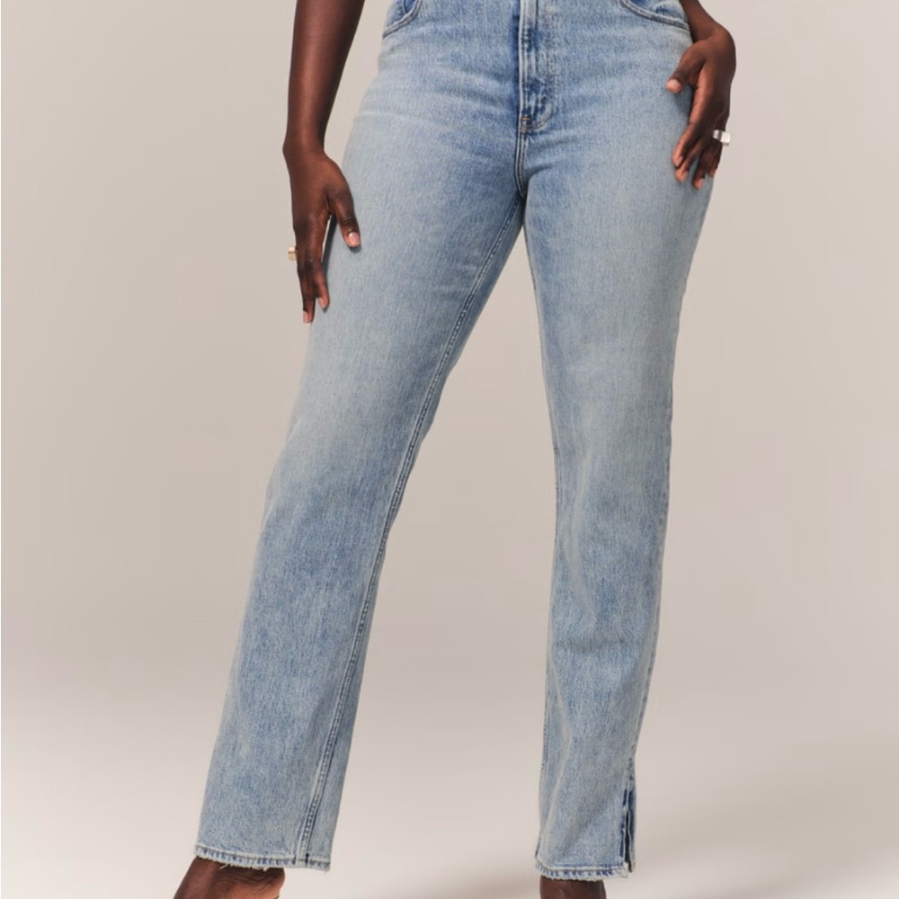 Abercrombie & Fitch the 90s Straight Ultra High Rise Women’s Jeans Size 31/12R